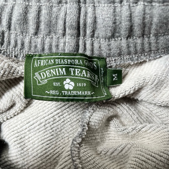 Denim Tears Cotton Wreath Sweatpants Grey - Picture 4 of 4